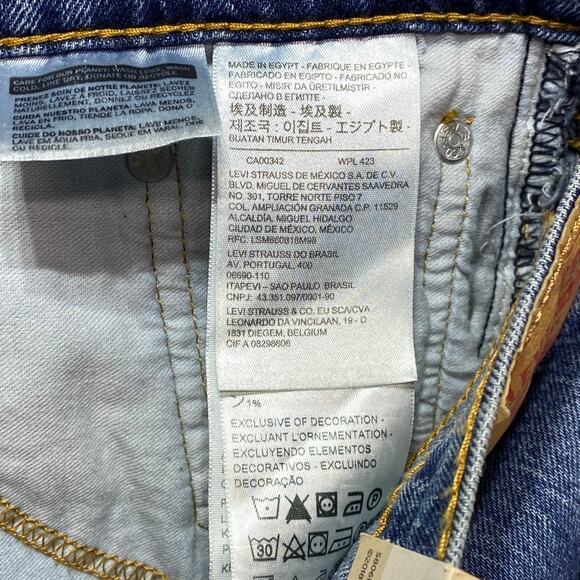 LEVIS Flex Men's 50 Regular Fit Stretch Taper Jeans SZ 29X30 - Picture 8 of 10